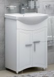 Тумба с раковиной Corozo Креста Z1 55 NEW белая