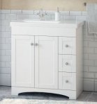 Тумба с раковиной Corozo Техас 80 П белая