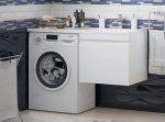 Тумба с раковиной Corozo Альтаир 120 R подвесная 2 ящ. белая
