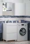Комплект мебели Corozo Альтаир 120 L напольный 2 ящ. белый