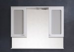 Зеркало-шкаф Corozo Прованс 105/С белый